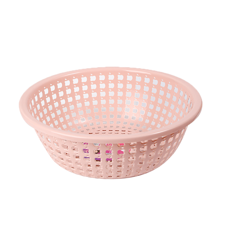 洗菜篮塑料圆形家用厨房大号蔬菜沥水篮三件套镂空水果盆配货筐子,淘宝优惠券,粉丝福利购,淘宝优惠卷