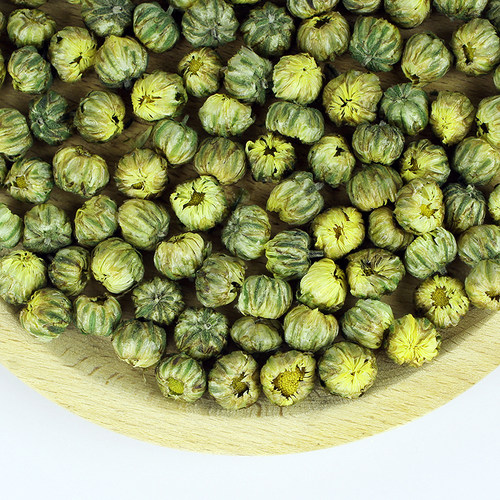 桐乡菊米 菊花茶 胎菊米 杭白菊 头采胎菊王 花草茶250克新货散装 - 图2