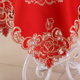 Red festive wedding European style coffee table cloth