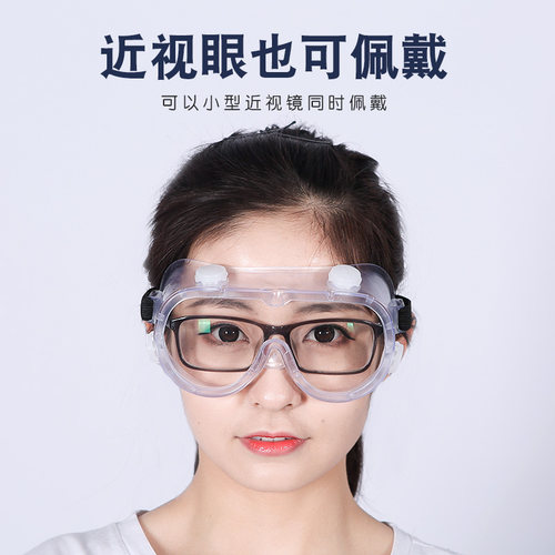 护目镜防风沙防尘劳保打磨骑行透明防飞溅男女挡风镜眼罩防护眼镜 - 图2