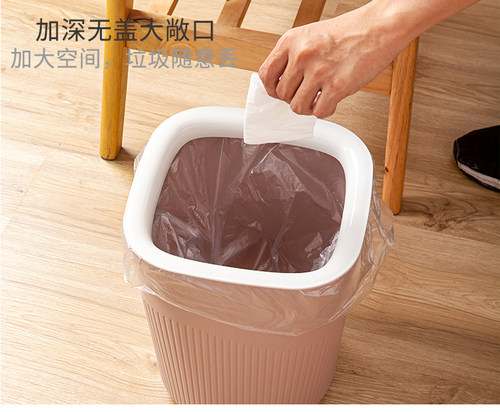 Engpai/英派轻奢ins风垃圾桶家用卫生间厨房客厅大容量北欧简约 - 图0