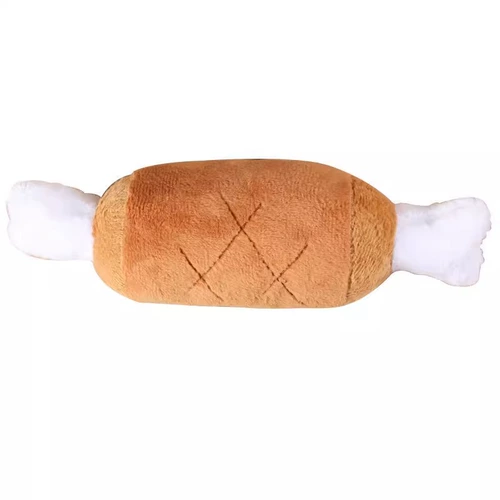 Собачья голосовало игрушечные плюшевые куриные ноги измельчают зубы и кусая от Hi Teddy Bear Bear Corki маленькие щенки для домашних животных