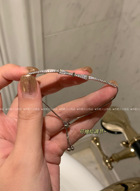 蝴蝶结轻奢手链小众设计简约气质