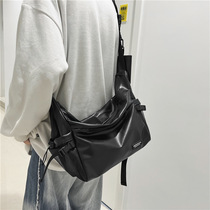 Day Series Tide Cards Skew Satchel Mans Tide Leisure Skew Cross Single Shoulder Bag Large Capacity Sports Backpack Boys Small Satchel Bag