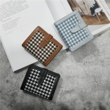 Брендовый бумажник, короткая сумка через плечо, ретро ультратонкий складной кошелек, в корейском стиле, в западном стиле