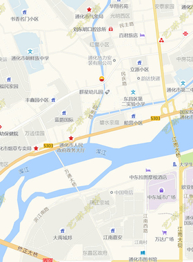 通化市2026市区地图墙贴定制城区街道图行政区划交通