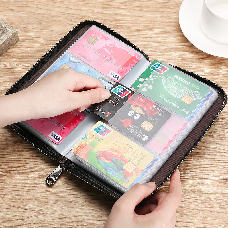 大容量男多卡位卡套女60包真皮卡包 梦露风尚卡包