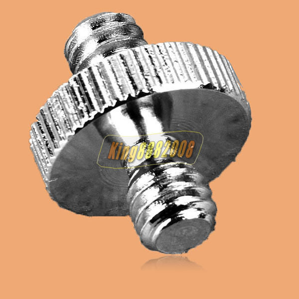 1/4双头牙螺丝 1/4转1/4英寸双头螺丝相机/手机支架转换螺丝