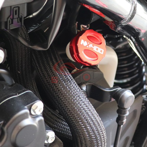 适用本田CB400X CB400F NX400改装配件CBR400R水箱盖冷却液水壶罩 - 图1