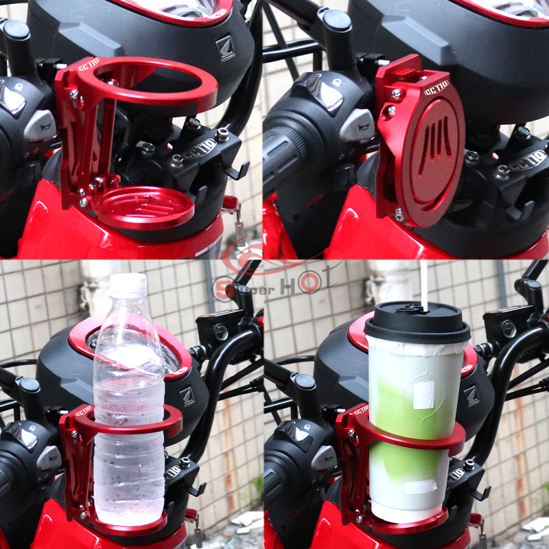 适用本田幼兽CC110 CC50改装配件折叠水杯支架水瓶架水壶支架 - 图1