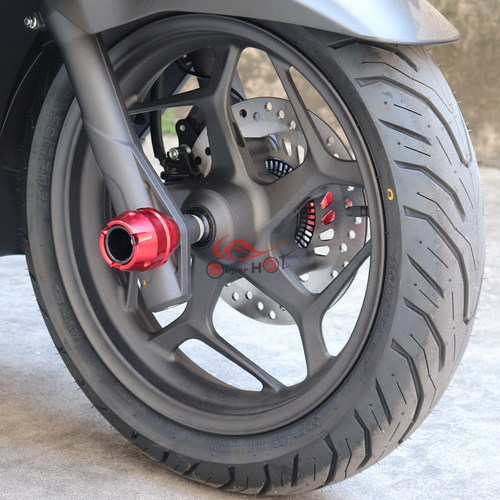 适用五羊本田NWT150改装配件排气管防摔棒保险防护杠前轮装饰球 - 图2