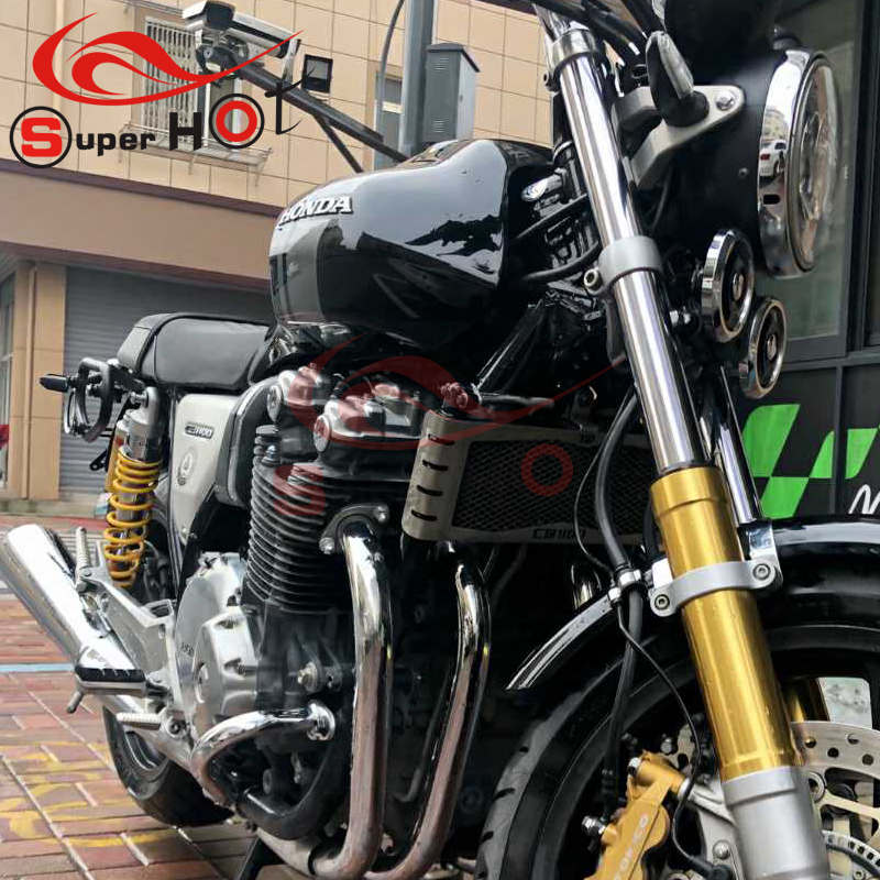 适用本田CB1100 CB1100EX CB1100RS改装件水箱散热保护网水箱网罩 - 图0