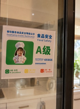 搞怪diy食品安全公示牌