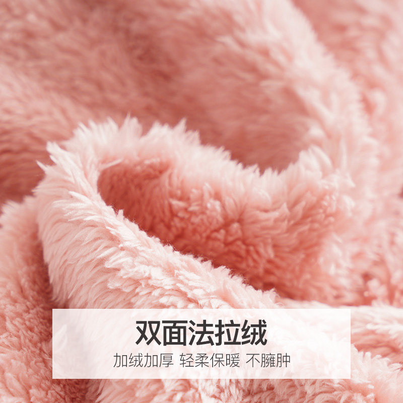 孕妇秋冬季月子服怀孕期可加绒睡衣 喜韵母婴家居服套装