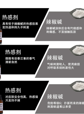 水溶型香兰基丁醚发热不伤肤