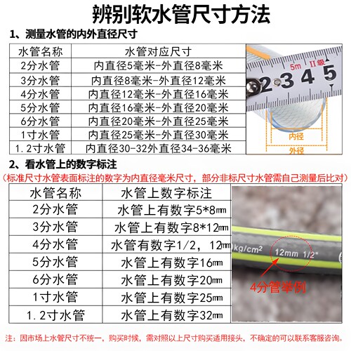 水龙头接头接水管通水接驳器奶嘴活接转换连接水枪软管快接头配件 - 图3