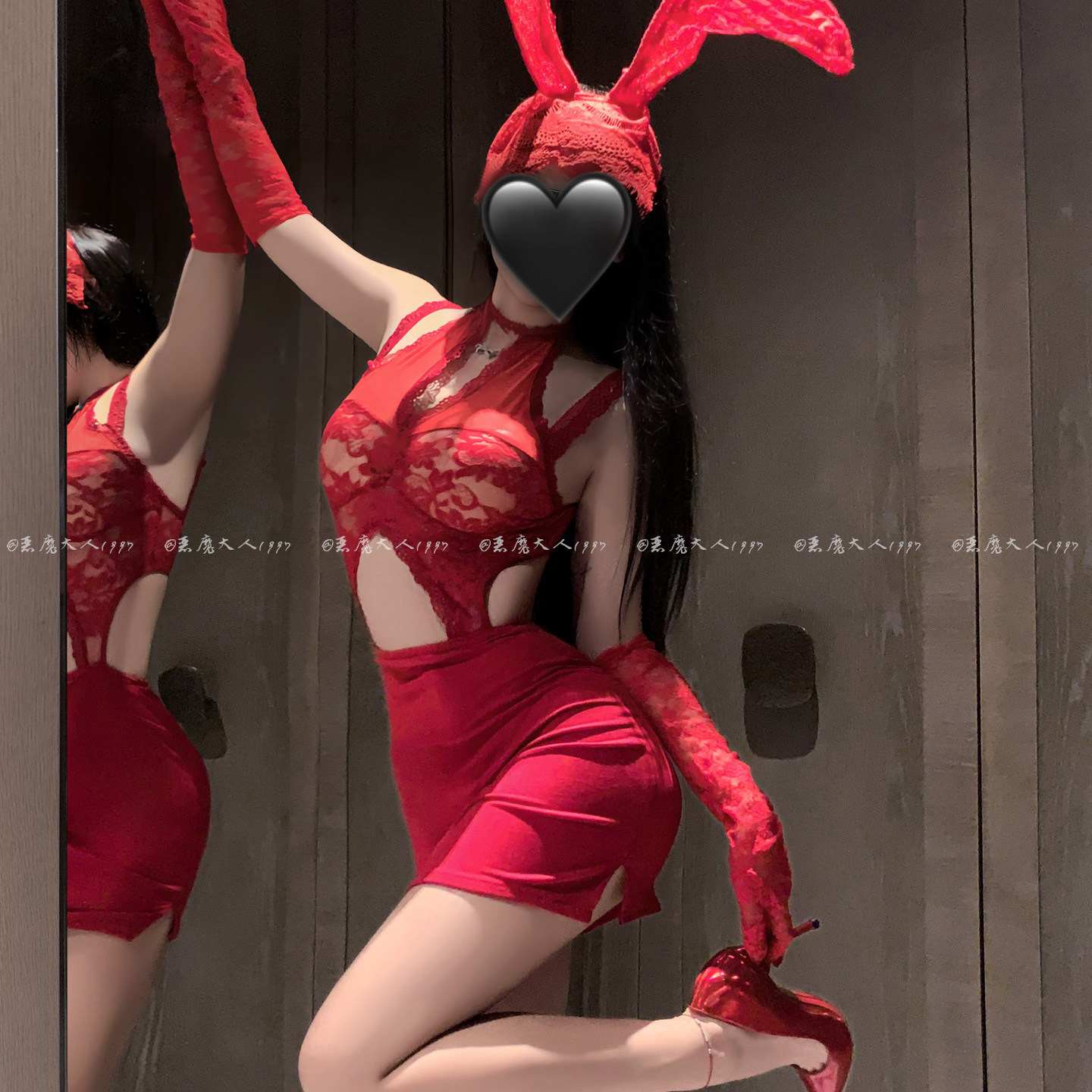 恶魔大人情趣性感绑带挂脖透视聚拢束腰包臀马甲连体衣qqny睡裙女,淘宝优惠券,粉丝福利购,淘宝优惠卷