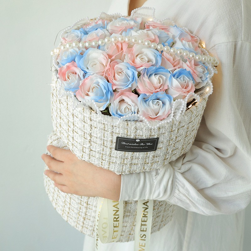 鲜花包装布包花材料金丝花店小香风布料花艺纱网花束包装布包花纸,淘宝优惠券,粉丝福利购,淘宝优惠卷