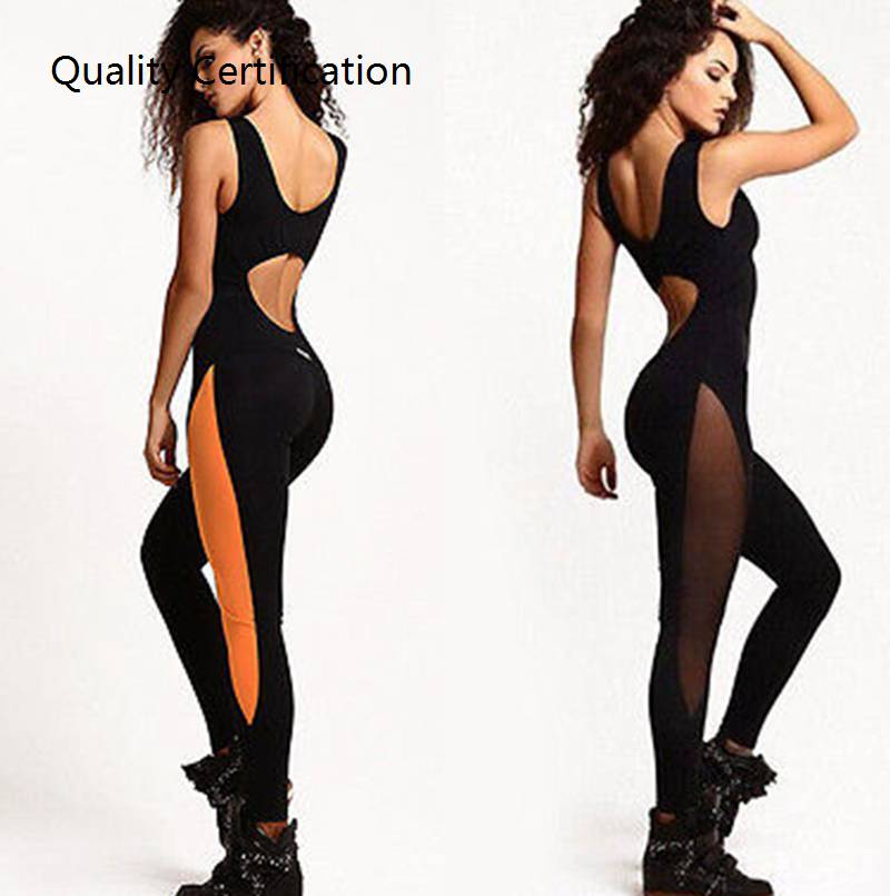 Leotard Clubwear Size S-XL Black Orange-图1