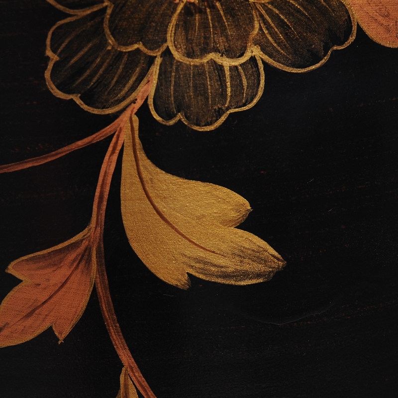 [点睛大师]外贸复古彩绘黑金色黑银蓝色高花几花架边几灯台高角架,淘宝优惠券,粉丝福利购,淘宝优惠卷