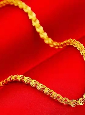 沙金凤尾手链凤尾手链黄铜