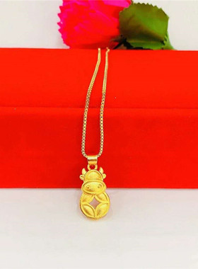 男女款越南沙金本命年饰品生肖牛