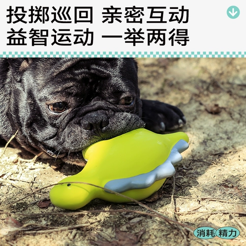 QZee Игрушки для собак QMONSTER Натуральный латекс Звук динозавра Серия Эластичный устойчивый к укусам Скука Корги Тедди