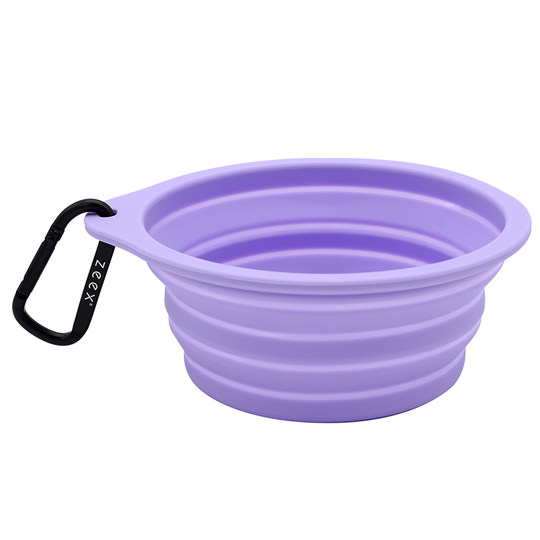 Zeex high-end silicone folding accompanying bowl FDA+ certification