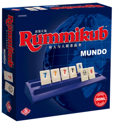 拉密牌官方中文正版桌游 Rummikub 以色列麻将豪华版数字游戏拉密 - 图0