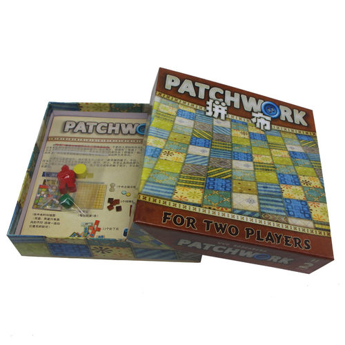 拼布桌游Patchwork对战桌游卡牌中文版补丁大战策略2人桌面游戏 - 图0