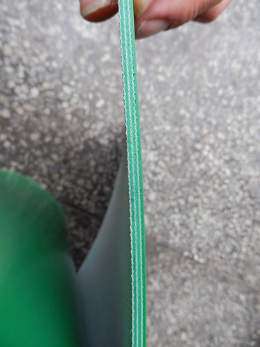 PVC绿色轻型平面流水线工业皮带传送带工业皮带输送带 2mm足厚-图1