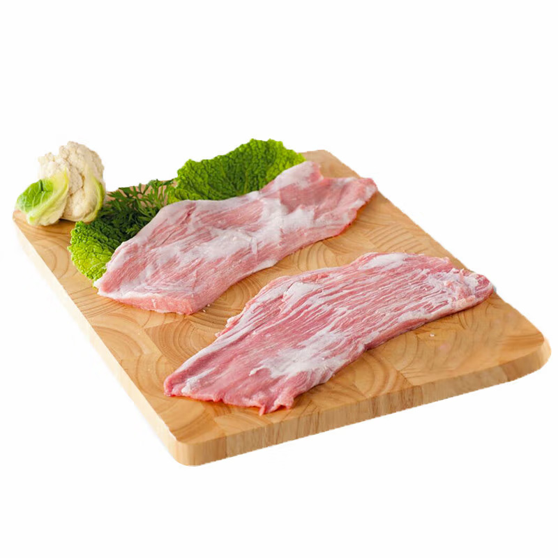 【顺丰包邮】雪花猪颈肉鲜嫩猪松板肉猪面肉炭烤猪颈肉猪肉青 - 图1