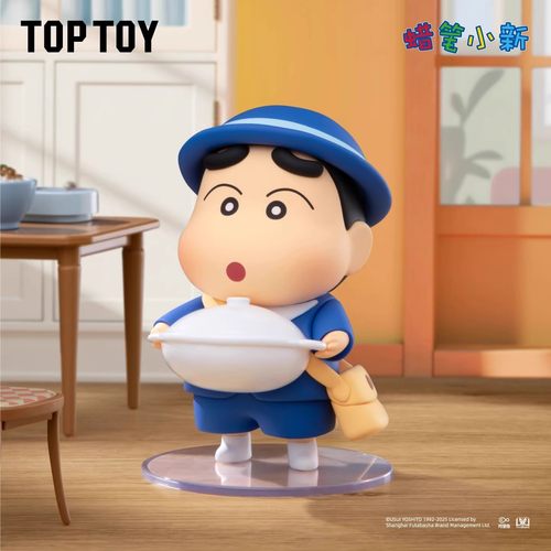正版TOPTOY蜡笔小新古早新日常系列潮玩手办桌面摆件盲盒 - 图2