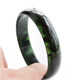 Pure natural Shaanxi Lantian black jade jade bracelet Yaowang stone