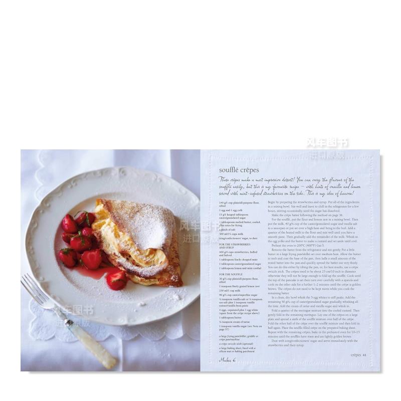 【现货】煎饼/华夫饼/薄饼/法式吐司英文餐饮Pancakes, Waffles, Crêpes & French Toast精装Hannah Miles - 图2