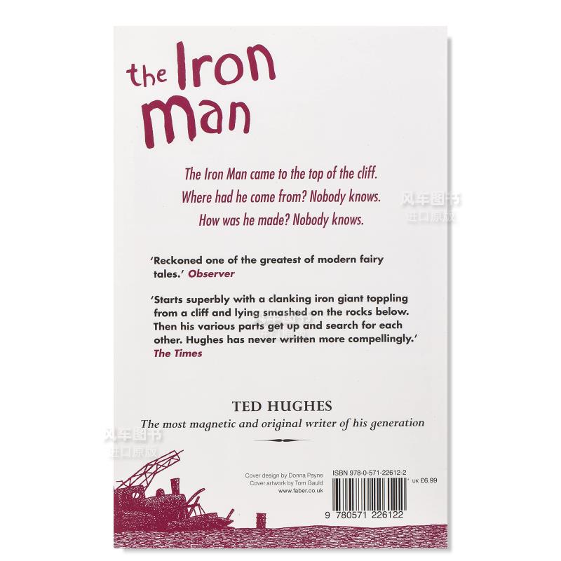 【现货】钢铁人英文儿童立体进口原版书The Iron Man简装Ted Hughes Faber& Faber-图0