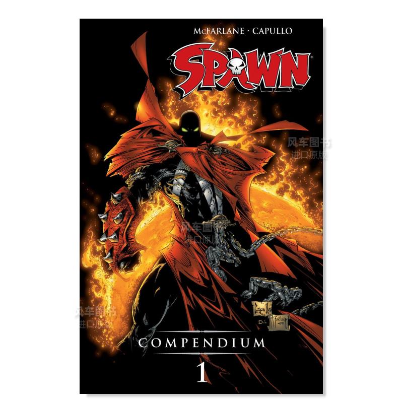 【现货】再生侠Spawn（卷1）英文漫画进口原版图书Spawn Compendium,Volume 1Todd McFarlane Image Comics - 图0