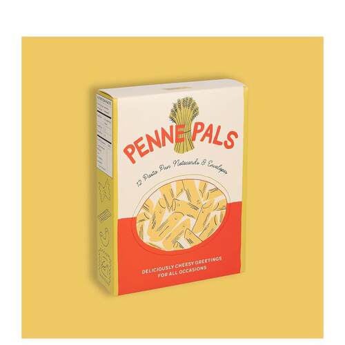 【预售】通心粉的爱双关语记事卡英文文创卡牌ChronicleBooks进口原版书盒装14岁以上Penne Pals 12 Pasta Pun Notecards & Enve - 图3