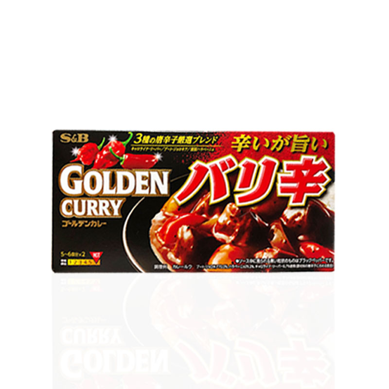 日本原装SB爱思必Golden金牌咖喱酱日式黄咖喱块特辣咖喱198g*2盒-图3