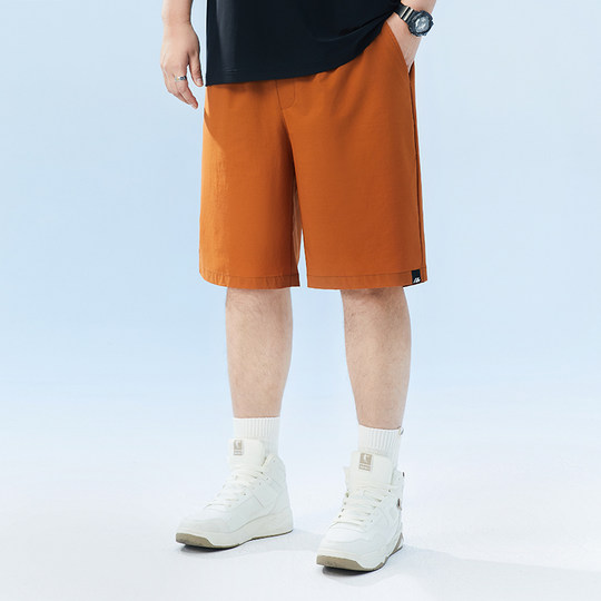 Black Size Large Size Men's Casual Shorts