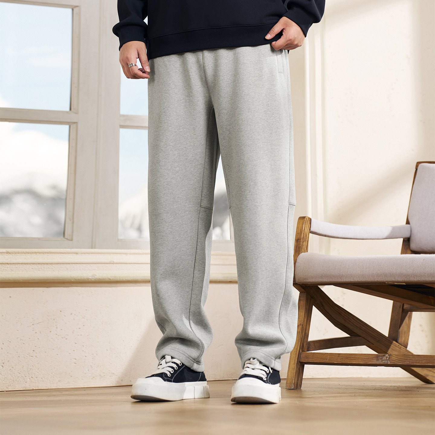 黑劲大码男装冬季加绒直筒裤冬季新款加厚保暖休闲长裤胖子宽松裤,淘宝优惠券,粉丝福利购,淘宝优惠卷