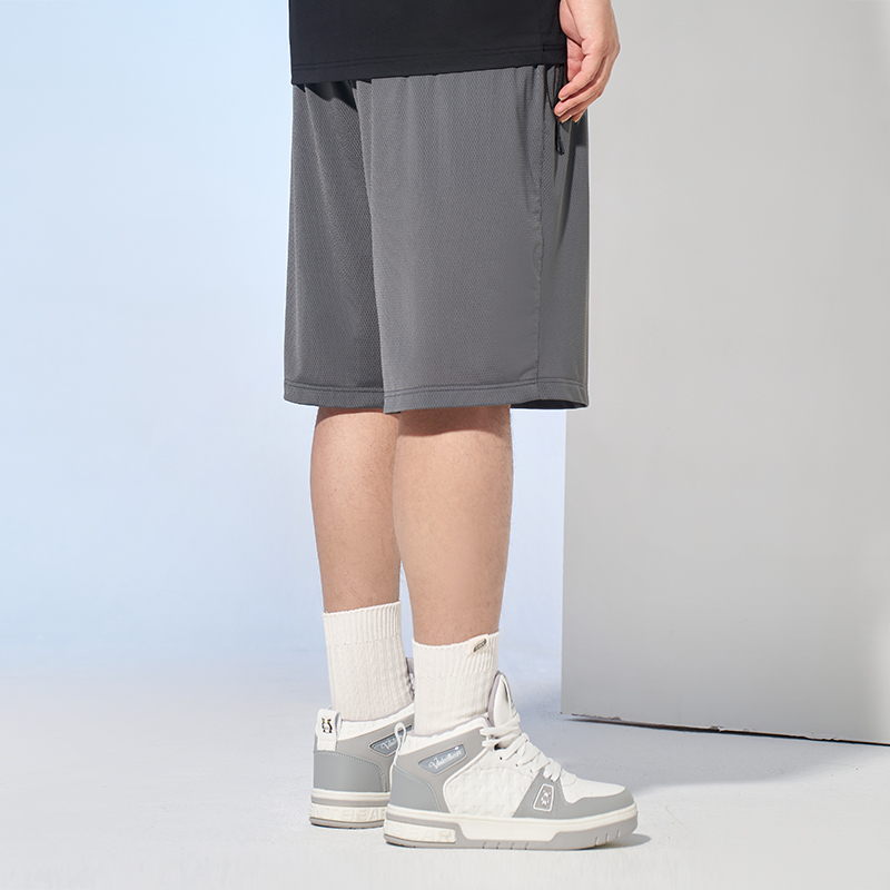 【冰丝凉感】黑劲大码男装休闲短裤夏季宽松加肥加大薄款胖子男裤