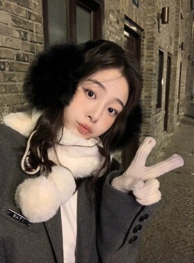 双面软糯糯可爱百搭韩版纯色保暖