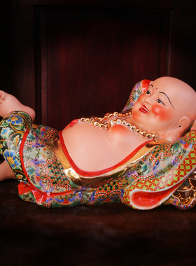 陶瓷神像玄关风水镇宅供奉弥勒佛