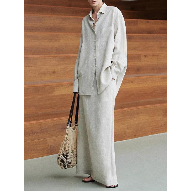 【现货】Rouje Life亚麻轻盈舒适宽松防晒度假衬衫松驰感三件套,淘宝优惠券,粉丝福利购,淘宝优惠卷