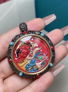 天然朱砂保平安咒十二生肖吊坠