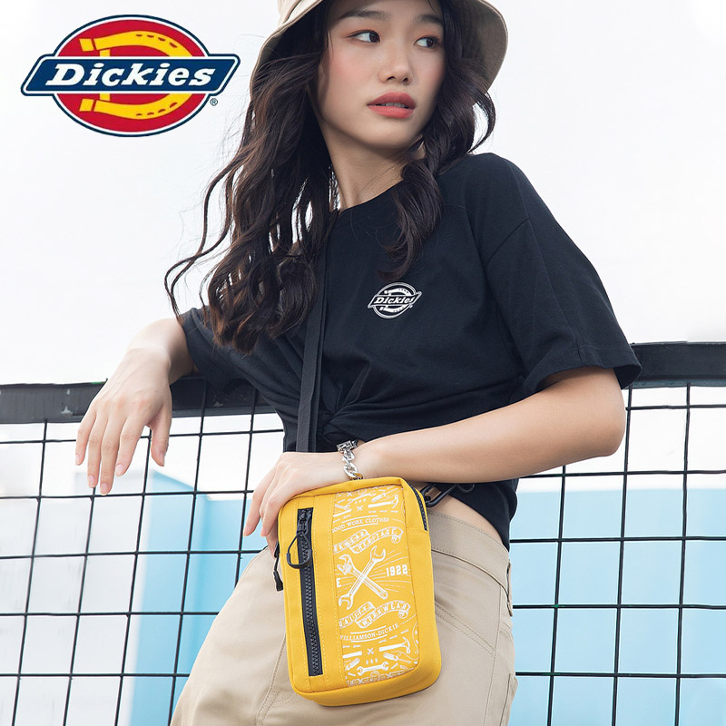 Dickies工具印花拉链可调节肩带斜挎包春夏季新品潮流包9613-图0