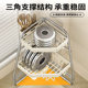 Kitchen sink corner storage rack dish rack drain rack