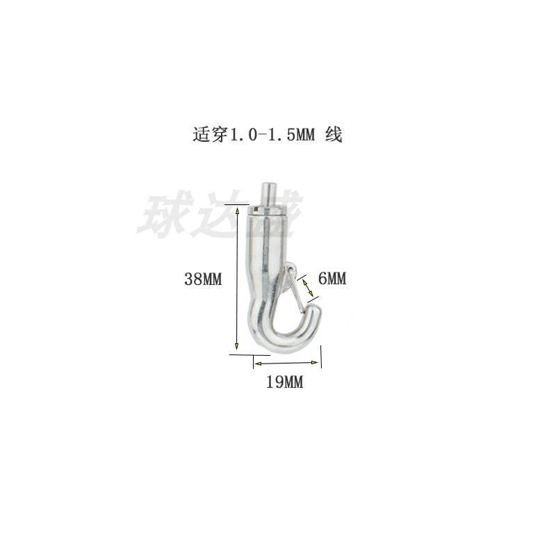 挂画器钢丝绳挂钩挂画线吊钩可调节水兵钩挂钩挂镜线钢丝吊码钩码 - 图2