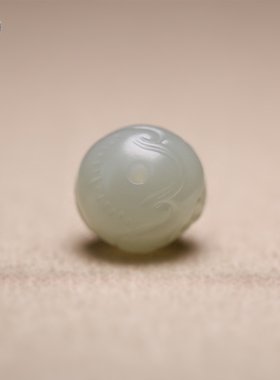 新疆和田玉苏工貔貅珠散珠吊坠